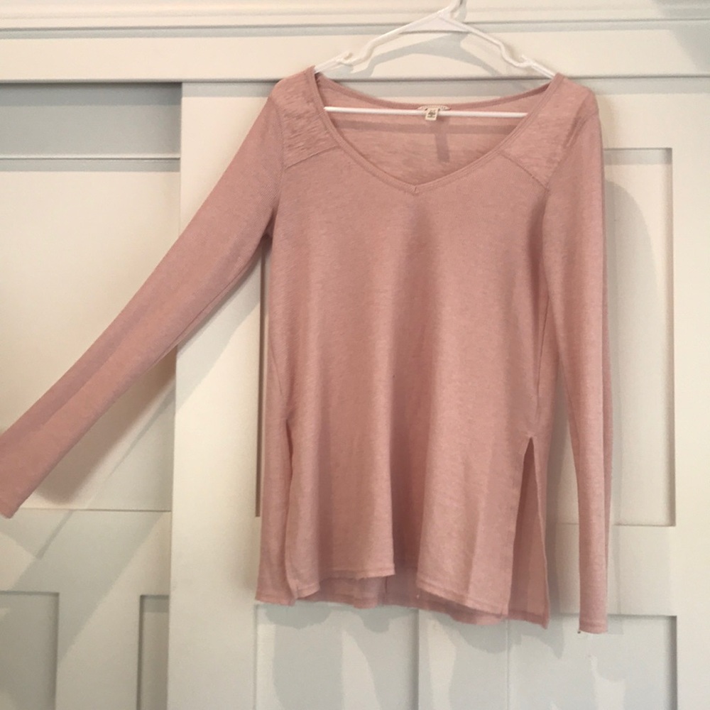 Pink Henley shirt